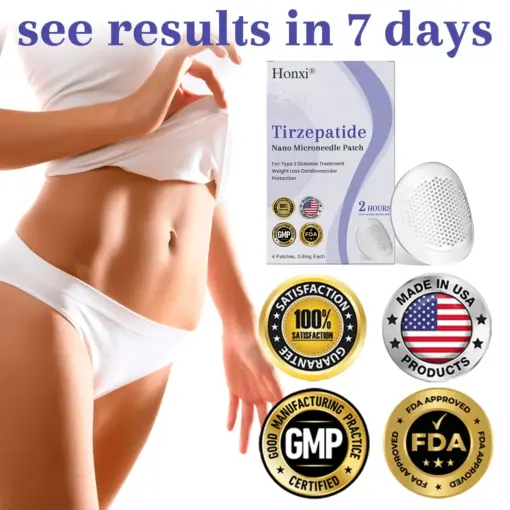 𝗛𝗼𝗻𝘅𝗶® 𝗡𝗜𝗗𝗗𝗞-𝗧𝗶𝗿𝘇𝗲𝗽𝗮𝘁𝗶𝗱𝗲 𝗡𝗮𝗻𝗼 𝗠𝗶𝗰𝗿𝗼𝗻𝗲𝗲𝗱𝗹𝗲 𝗣𝗮𝘁𝗰𝗵