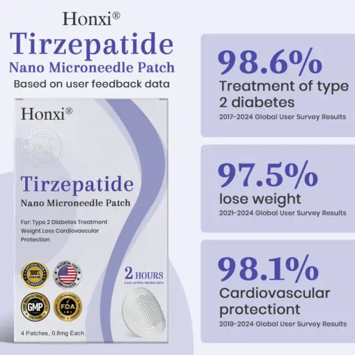 𝗛𝗼𝗻𝘅𝗶® 𝗡𝗜𝗗𝗗𝗞-𝗧𝗶𝗿𝘇𝗲𝗽𝗮𝘁𝗶𝗱𝗲 𝗡𝗮𝗻𝗼 𝗠𝗶𝗰𝗿𝗼𝗻𝗲𝗲𝗱𝗹𝗲 𝗣𝗮𝘁𝗰𝗵