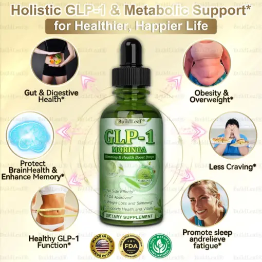 BuildLeaf® GLP-1 Moringa Slimming & Health Boost Drops