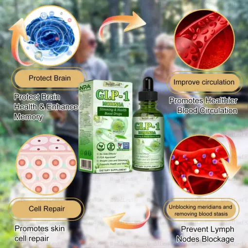 BuildLeaf® GLP-1 Moringa Slimming & Health Boost Drops