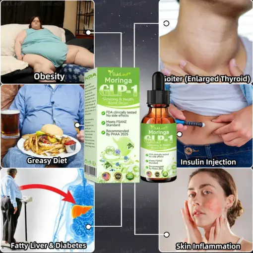 BuildLeaf® Moringa GLP-1 Slimming & Health Boost Drops