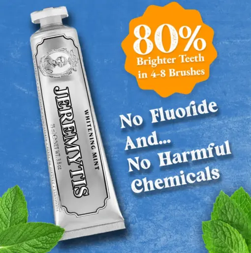 JEREMYTIS™ Ultra Whitening Mint Toothpaste