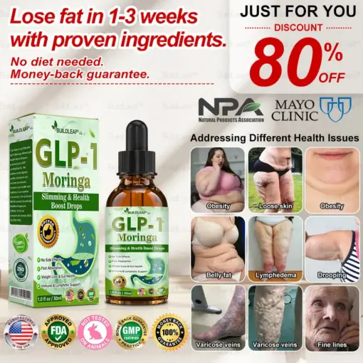 𝐁𝐮𝐢𝐥𝐝𝐋𝐞𝐚𝐟® 𝐓𝐢𝐫𝐳𝐞𝐩𝐚𝐭𝐢𝐝𝐞 𝐆𝐋𝐏-𝟏 𝐌𝐨𝐫𝐢𝐧𝐠𝐚 𝐒𝐥𝐢𝐦𝐦𝐢𝐧𝐠 & 𝐇𝐞𝐚𝐥𝐭𝐡 𝐁𝐨𝐨𝐬𝐭 𝐃𝐫𝐨𝐩𝐬