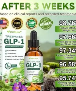 𝐁𝐮𝐢𝐥𝐝𝐋𝐞𝐚𝐟® 𝐆𝐋𝐏-𝟏 𝐓𝐈𝐑𝐙𝐄𝐏𝐀𝐓𝐈𝐃𝐄 𝐒𝐥𝐢𝐦𝐦𝐢𝐧𝐠 & 𝐇𝐞𝐚𝐥𝐭𝐡 𝐁𝐨𝐨𝐬𝐭 𝐃𝐫𝐨𝐩𝐬