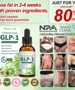 𝐁𝐮𝐢𝐥𝐝𝐋𝐞𝐚𝐟® 𝐆𝐋𝐏-𝟏 𝐓𝐈𝐑𝐙𝐄𝐏𝐀𝐓𝐈𝐃𝐄 𝐒𝐥𝐢𝐦𝐦𝐢𝐧𝐠 & 𝐇𝐞𝐚𝐥𝐭𝐡 𝐁𝐨𝐨𝐬𝐭 𝐃𝐫𝐨𝐩𝐬