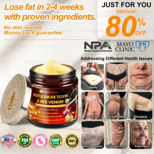 BuildLeaf® Botulinum Toxin & Bee Venom Firming Slimming Cream