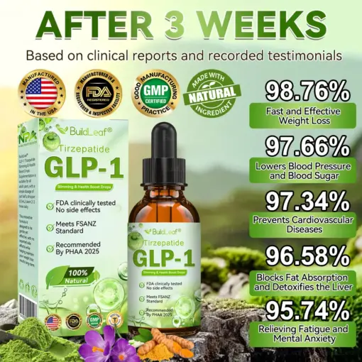 BuildLeaf® Tirzepatide GLP-1 Slimming & Health Boost Drops