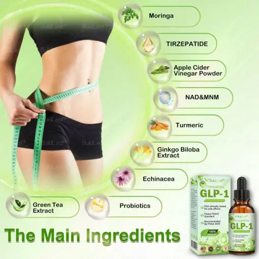 BuildLeaf® Tirzepatide GLP-1 Slimming & Health Boost Drops