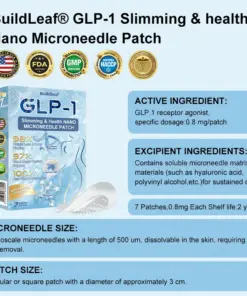 Buildleaf® Tirzepatide Slimming & Health Nano Microneedle Patch