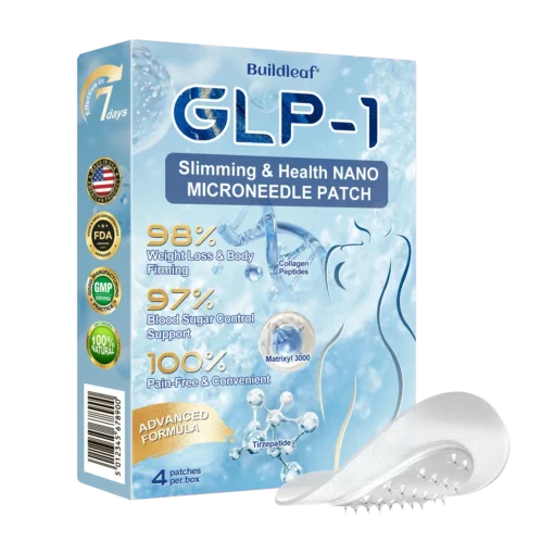 𝐵uil𝗱𝐿ea𝐟® 𝑺𝑀𝗚T-𝑮𝐋𝑃-1 𝐒limming & 𝐻ealth 𝑁ano 𝑀icroneedle 𝑃atch