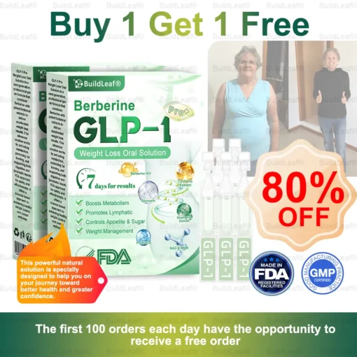𝐁𝐮𝐢𝐥𝐝𝐋𝐞𝐚𝐟® 𝐆𝐋𝐏-𝟏 𝐏𝐫𝐨 𝐍𝐚𝐭𝐮𝐫𝐚𝐥 𝐇𝐞𝐚𝐥𝐭𝐡 𝐎𝐫𝐚𝐥 𝐒𝐨𝐥𝐮𝐭𝐢𝐨𝐧