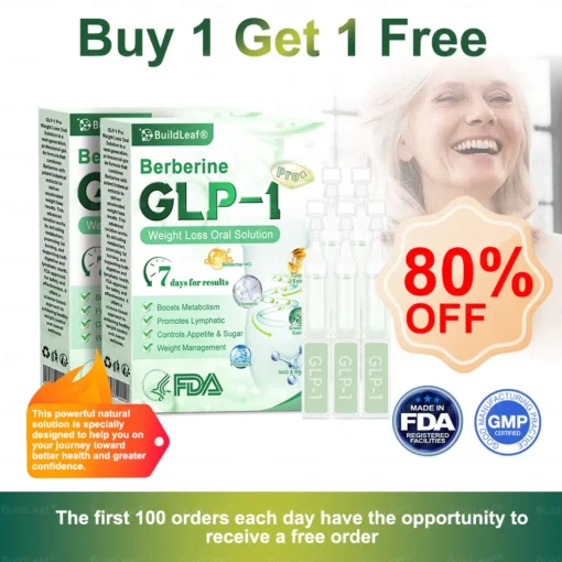 𝐁𝐮𝐢𝐥𝐝𝐋𝐞𝐚𝐟® 𝐆𝐋𝐏-𝟏 𝐏𝐫𝐨 𝐍𝐚𝐭𝐮𝐫𝐚𝐥 𝐇𝐞𝐚𝐥𝐭𝐡 𝐎𝐫𝐚𝐥 𝐒𝐨𝐥𝐮𝐭𝐢𝐨𝐧