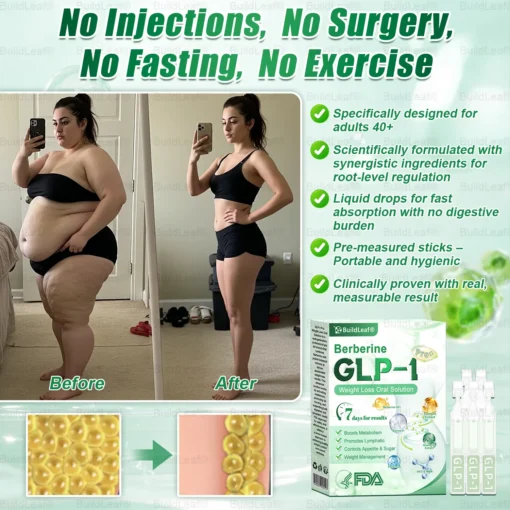 𝐁𝐮𝐢𝐥𝐝𝐋𝐞𝐚𝐟® 𝐆𝐋𝐏-𝟏 𝐏𝐫𝐨 𝐍𝐚𝐭𝐮𝐫𝐚𝐥 𝐇𝐞𝐚𝐥𝐭𝐡 𝐎𝐫𝐚𝐥 𝐒𝐨𝐥𝐮𝐭𝐢𝐨𝐧