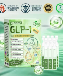 𝘽𝙪𝙞𝙡𝙙𝙇𝙚𝙖𝙛® 𝗚𝗟𝗣-𝟭 𝟖-𝗶𝗻-𝟭 𝗦𝗹𝗶𝗺 & 𝑯𝒆𝒂𝒍𝒕𝒉𝐲 𝑶𝒓𝒂𝒍 𝑺𝒐𝒍𝒖𝒕𝒊𝒐𝒏