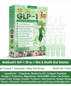 𝘽𝙪𝙞𝙡𝙙𝙇𝙚𝙖𝙛® 𝗚𝗟𝗣-𝟭𝟐𝟎-𝗶𝗻-𝟭 𝗦𝗹𝗶𝗺 & 𝑯𝒆𝒂𝒍𝒕𝒉 𝑶𝒓𝒂𝒍 𝑺𝒐𝒍𝒖𝒕𝒊𝒐𝒏